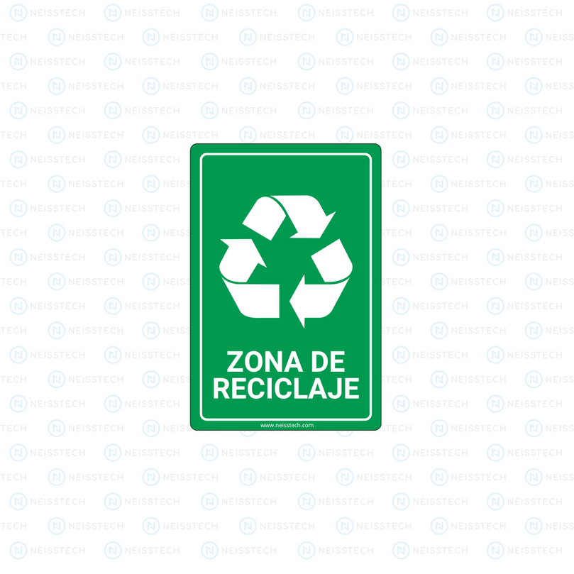 SEÑALETICA ZONA DE RECICLAJE - Neisstech