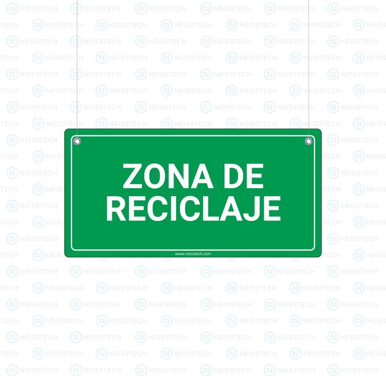 SEÑALETICA ZONA DE RECICLAJE - Neisstech