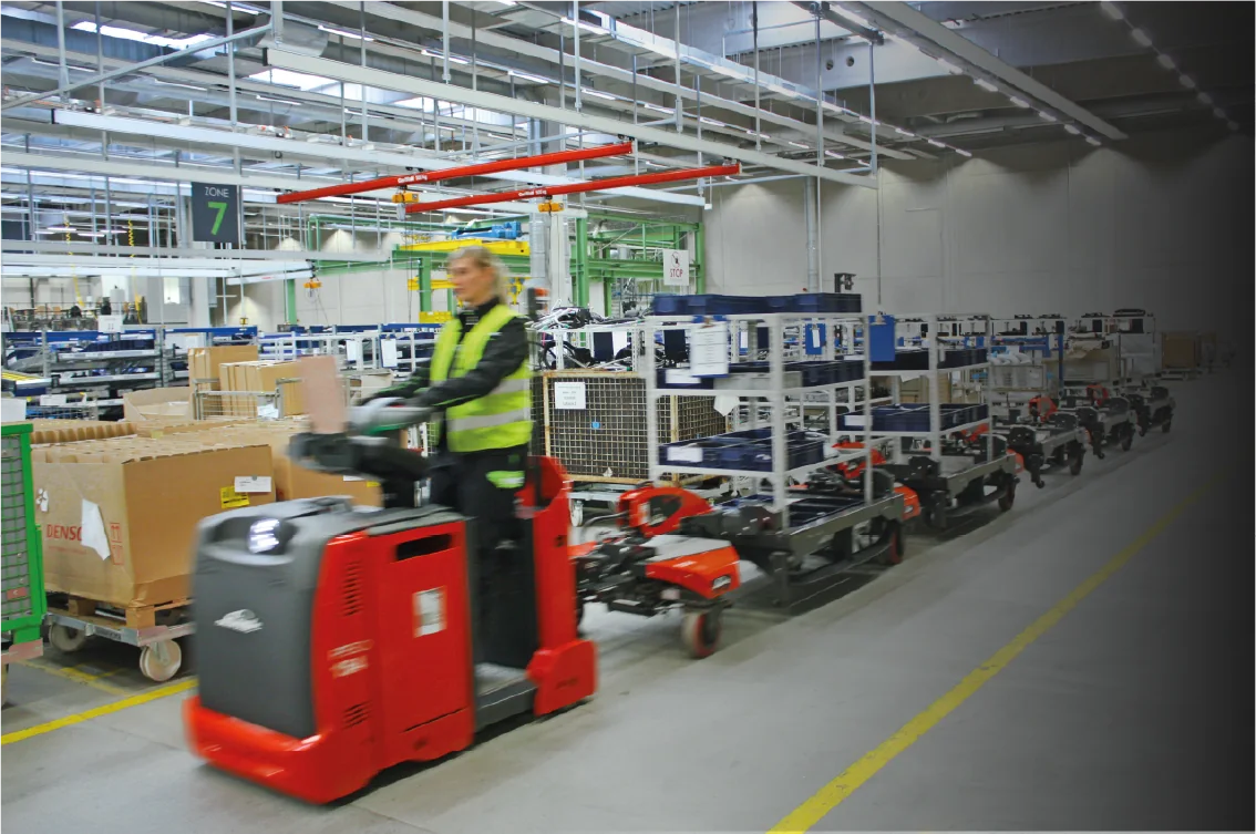 Soluciones de flujo e intralogística para operaciones industriales